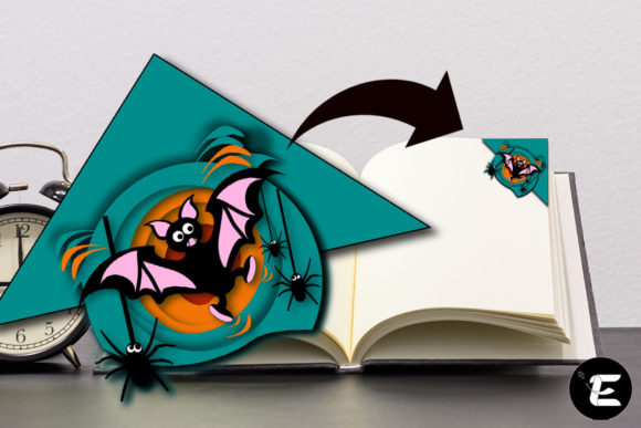 3D SVG Bat Bookmark: A Playful Branding Asset for Seasonal Small Business Design