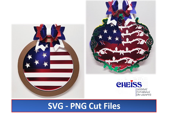 4th of July Layered Signs SVG: A 3D Design Asset for Festive Branding and Seasonal Packaging