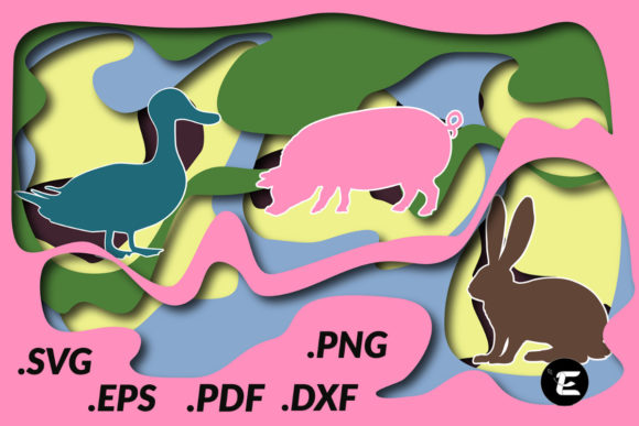 Animals Illustration: A 3D SVG Review for Etsy & Print-on-Demand Sellers