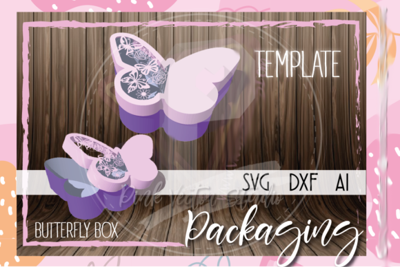 Butterfly Box: A 3D SVG Shape with Brand Personality and Packaging Appeal