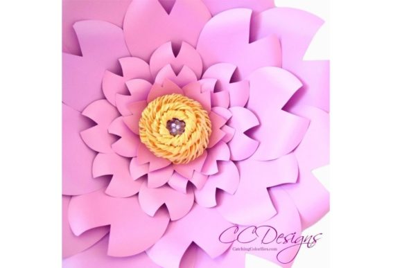 Clara Giant Paper Flower Templates – 3D SVG for Bold Paper Flowers