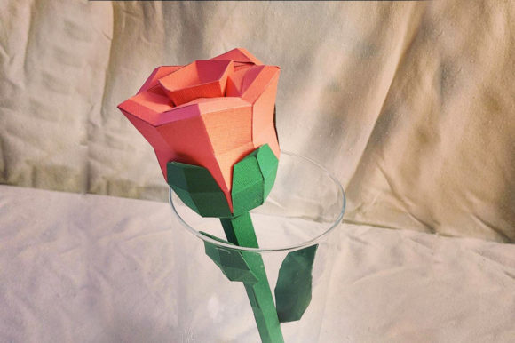 DIY Papercraft Rose Flower: A 3D SVG for Paper Flowers That Sells