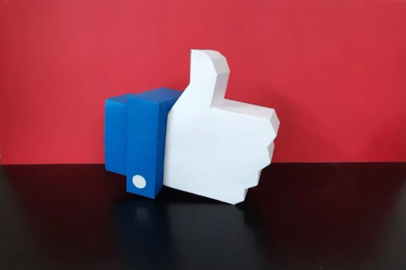 DIY Papercraft Thumbs Up Cheer Up Sign Review