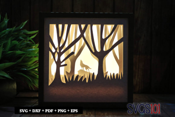 Fox Howling in Night Shadow Box 8x8: A Designer’s Real-World Review