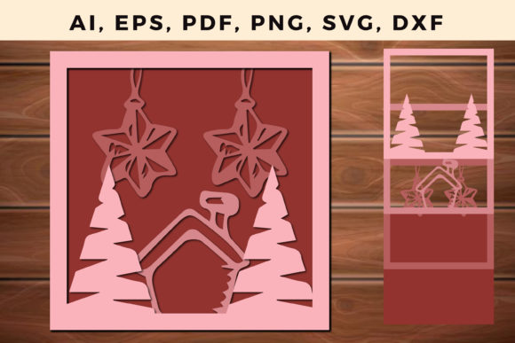 h1Christmas 3D SVG Paper Cut Designs for Festive Digital Products/h1