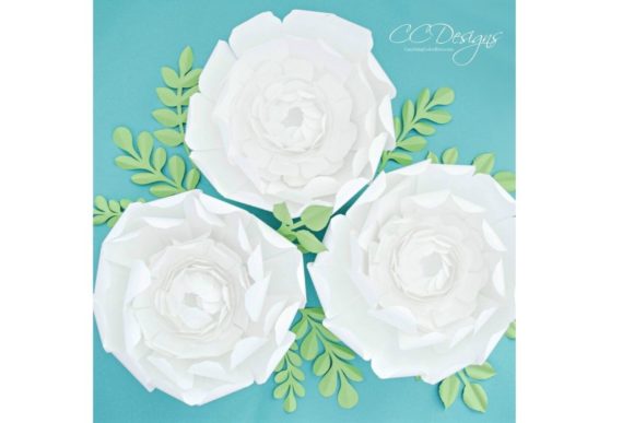 How Snow Peony Giant Paper Flower Templates Elevate Editorial and Web Design