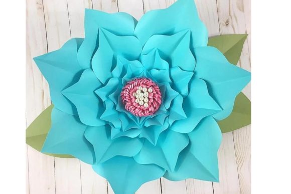 Lucy Giant Paper Flower Templates: 3D SVG Designs for Real Business Branding
