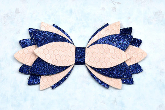 Multilayer Hair Bow Template: A 3D SVG for Playful Branding and Craft-Centric Design