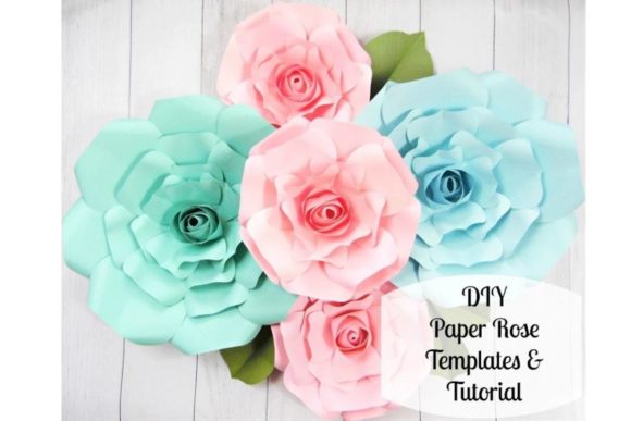 Regina Rose Giant Paper Flower Templates: 3D SVG Design for Paper Flowers That Elevate Branding and Visual Campaigns