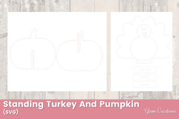 Standing Turkey and Pumpkin: A 3D SVG for Seasonal Branding and Visual Storytelling