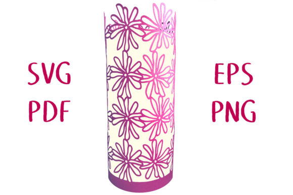 Star Magnolia Flower Lantern 3D SVG Cut File for Creative Sellers