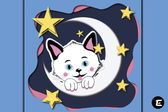 Stellar Cat: A 3D SVG for Shadow Boxes and Sellable Digital Products