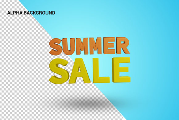 Unique 3D Render Summer Sale: Fresh 3D SVG Shapes for Dynamic Blog Design